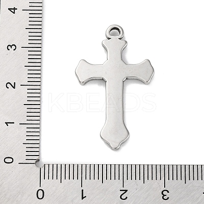 Anti-Tarnish 201 Stainless Steel Pendants STAS-Q015-02P-1