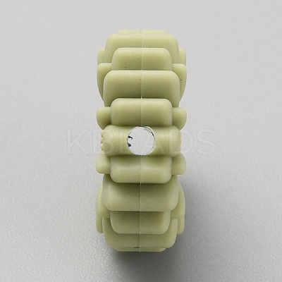 Daisy Food Grade Eco-Friendly Silicone Focal Beads SIL-CJC0002-01E-1