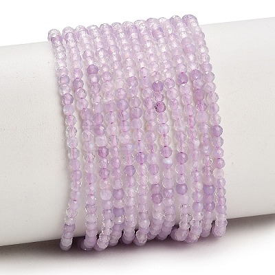 Natural Lavender Amethyst Beads Strands GG-CBA4399-A06-01-1
