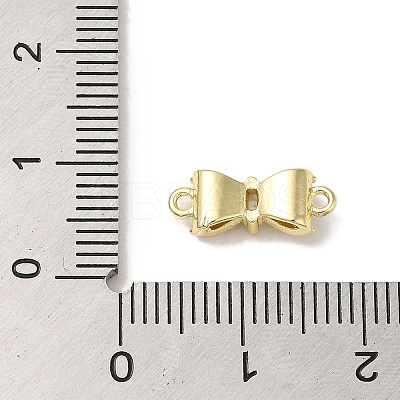 Brass Pave Clear Cubic Zirconia Connector Charms LS-KK-G499-14G-1