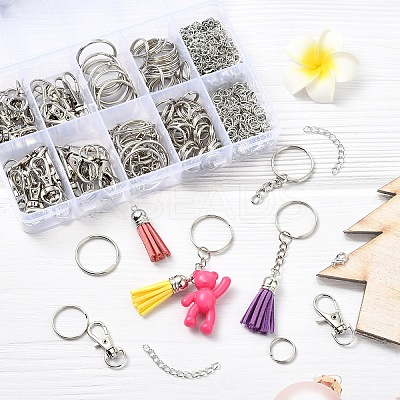 DIY Keychain Jewelry Making Finding Kits DIY-YW0012-02-1
