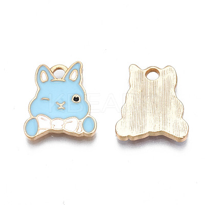 Alloy Enamel Pendants PALLOY-N170-032A-NR-1
