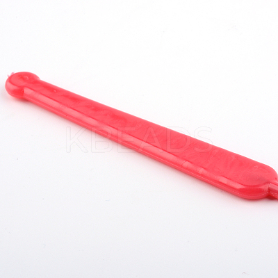 Iron Crochet Hooks with Plastic Handle Covered TOOL-S007-01-1