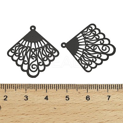 Spray Painted 430 Stainless Steel Pendants X-STAS-Z116-11-1