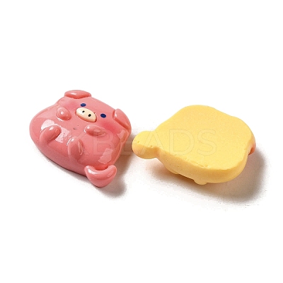Opaque Resin Decoden Cabochons RESI-B023-04-1