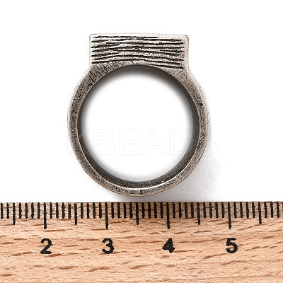 304 Stainless Steel Cross Finger Rings LS-RJEW-Z114-01AS-1