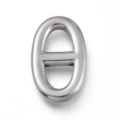 Tarnish Resistant 304 Stainless Steel Connector Charms STAS-H120-11P-1