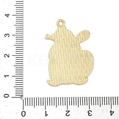 Easter Alloy Enamel Pendants ENAM-I082-02G-06-1