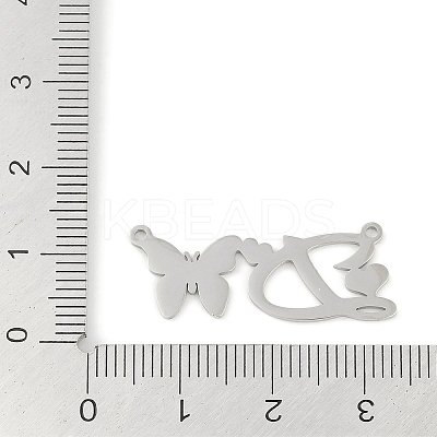 Non-Tarnish 304 Stainless Steel Pendants STAS-L279-002P-D-1