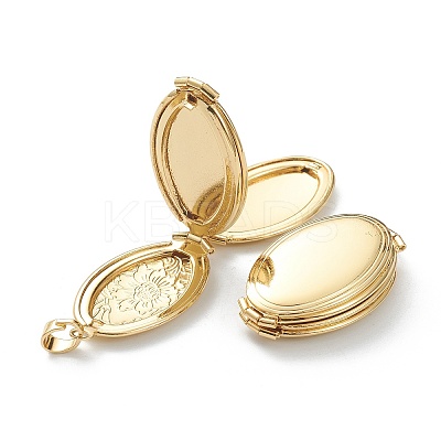 Brass Locket Pendants LS-KK-P199-10G-1