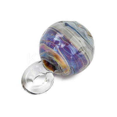 Handmade Lampwork Pendants LAMP-Q005-07B-1