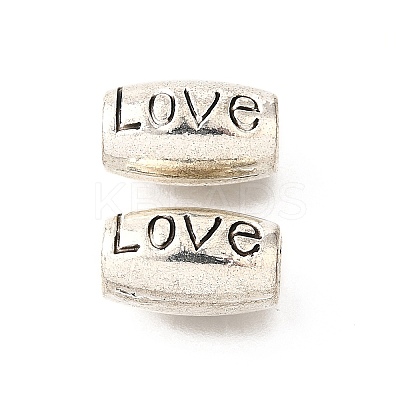 Tibetan Style Alloy European Beads TIBE-L008-27AS-1