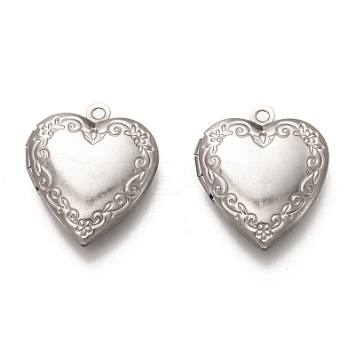 Non-Tarnish 316 Stainless Steel Locket Pendants LS-X-STAS-O135-06P-1