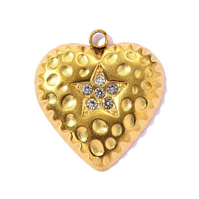 Valentine's Day 304 Stainless Steel Pendants STAS-OY016-91G-1