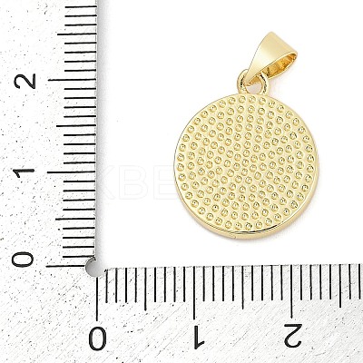 Brass Enamel Pendants KK-G522-45G-01-1