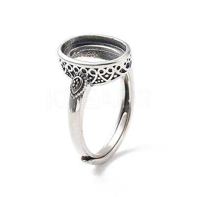 925 Sterling Silver Adjustable Ring Components STER-C011-10AS-1