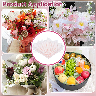 144 Sheets Flower Packaging Paper DIY-BC0016-57E-1
