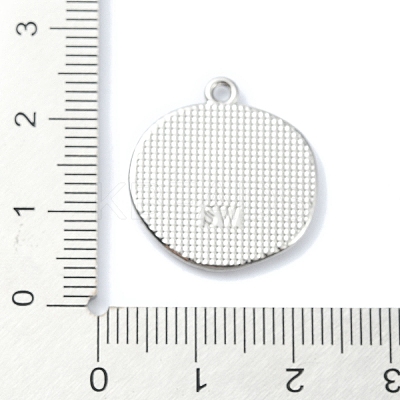 Rack Plating Alloy Enamel Pendants ENAM-Z016-06P-02-1
