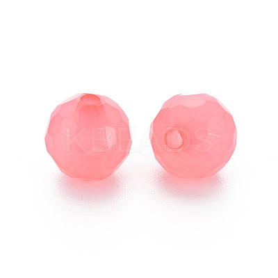 Transparent Acrylic Beads TACR-S154-62E-03-1