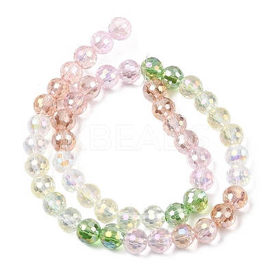 Electroplate Glass Beads Strands LS-EGLA-D300-06-8mm-17-1
