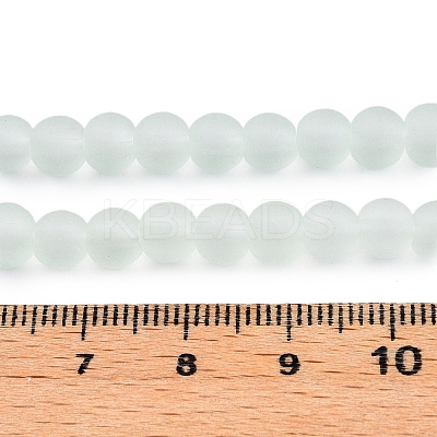 Baking Paint Transparent Glass Bead Strands GLAA-S031-10mm-29-1