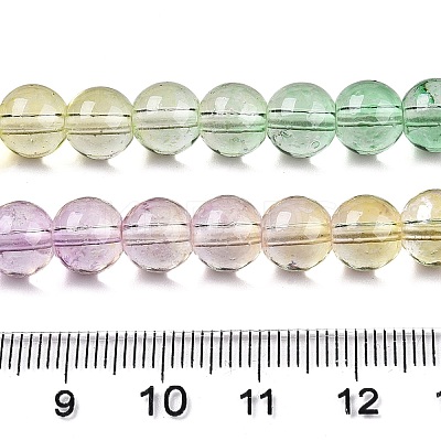 Baking Paint Transparent Glass Beads X-DGLA-M001-8mm-02-1
