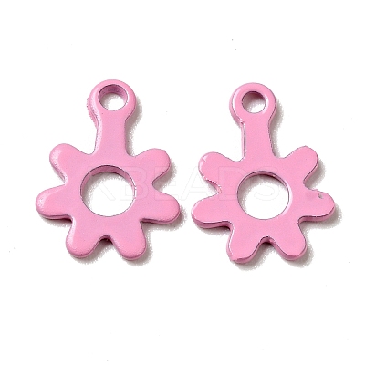 Spray Painted 201 Stainless Steel Charms STAS-G304-22A-1