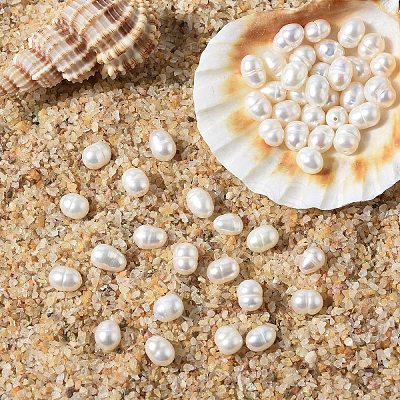 10Pcs Grade A Natural Cultured Freshwater Pearl Beads PEAR-YW0001-36-1