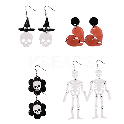 Halloween Theme Silicone Pendant Molds DIY-Q030-05B-1