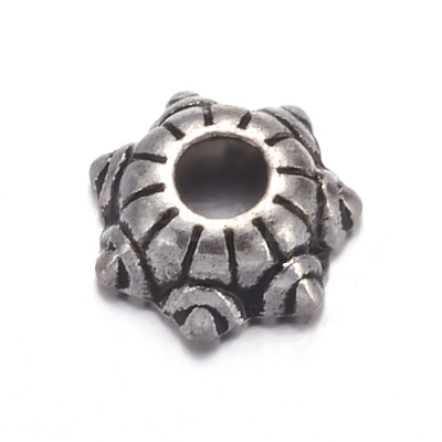 Tibetan Silver Spacer Beads AA220-NF-1