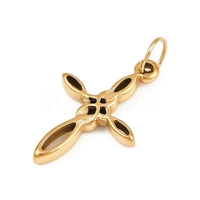 304 Stainless Steel Pendants LS-STAS-K307-09B-G-1
