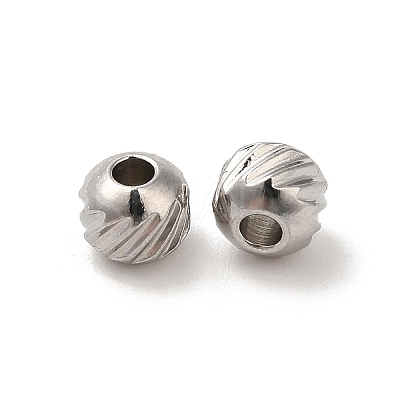 Non-Tarnish 201 Stainless Steel Bead STAS-H214-29B-P-2-1