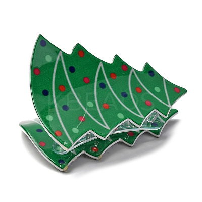 Christmas Claw Plastic Claw Hair Clips PHAR-K006-01D-1