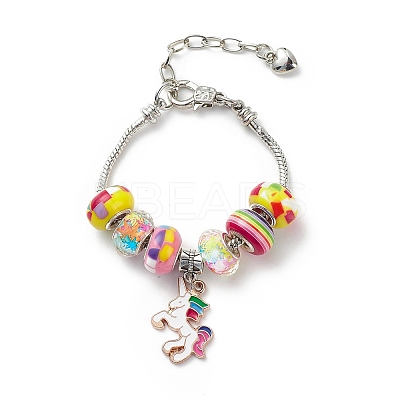 DIY European Bracelet Necklace Making Kit for Kid DIY-G085-01B-1