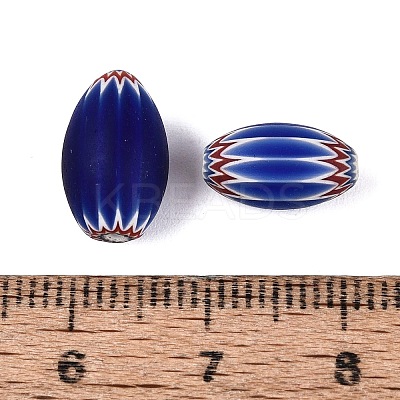Handmade Millefiori Glass Barrel Beads LS-LA-N002-03H-1