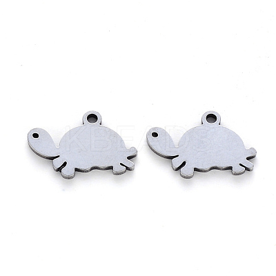 Tarnish Resistant 304 Stainless Steel Charms X-STAS-N092-30-1