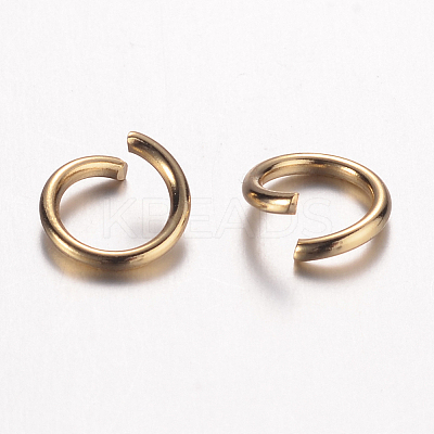 304 Stainless Steel Open Jump Rings X-STAS-D438-26-1