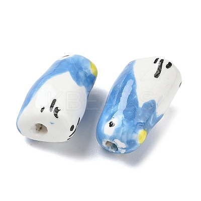 Handmade Porcelain Beads PORC-K003-08H-1