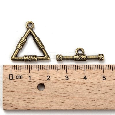 Tibetan Style Alloy Toggle Clasps TIBE-EA9149Y-AB-FF-1