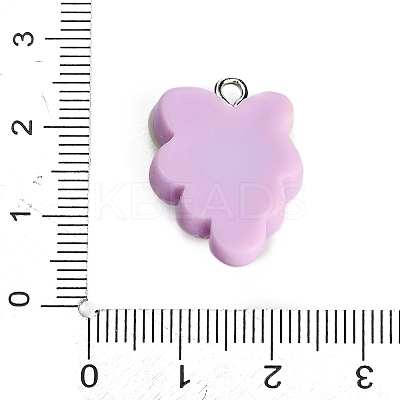 Resin with Alloy Pendants RE-CBA08CD-09C-1