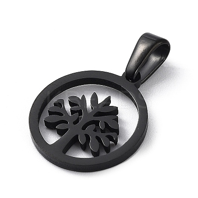 Ion Plating(IP) 304 Stainless Steel Pendants STAS-I136-16B-1