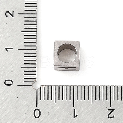 Tarnish Resistant 201 Stainless Steel European Beads LS-STAS-M058-01H-P-1