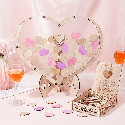 Wedding Guest Book AJEW-WH20020-026B-1