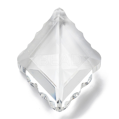 Transparent Glass Pendants GLAA-R223-05C-1