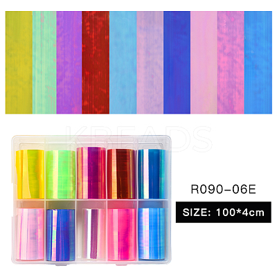 10 Colors Nail Art Transfer Stickers MRMJ-R090-06E-1