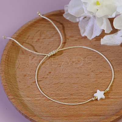 Friendship Shell Bead Braided Bracelets EL8997-2-1