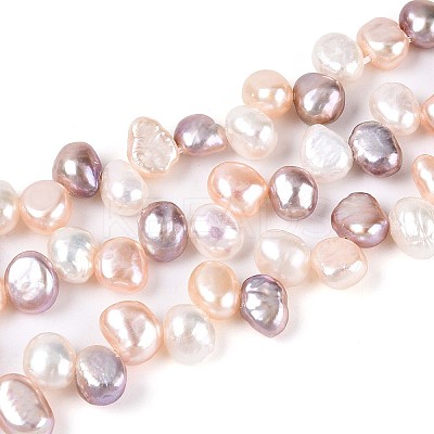 Natural Cultured Freshwater Pearl Beads Strands PEAR-T006-12-1