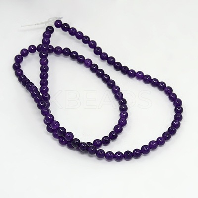 Natural Amethyst Round Beads Z0SYS011-1