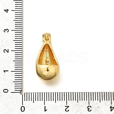 Rack Plating Brass Micro Pave Cubic Zirconia Pendants KK-L226-102G-L-1