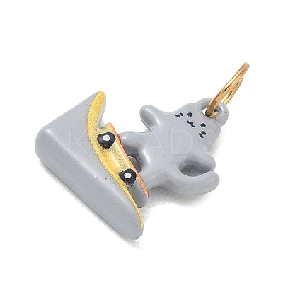 Printed 304 Stainless Steel Pendants LS-SA-CBA4D1F-09G-J-1
